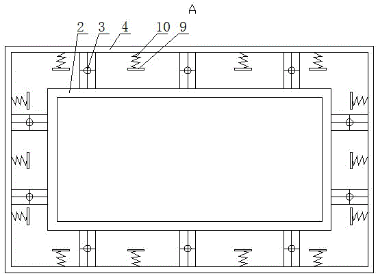 Shock isolation device of small low-rise building foundation