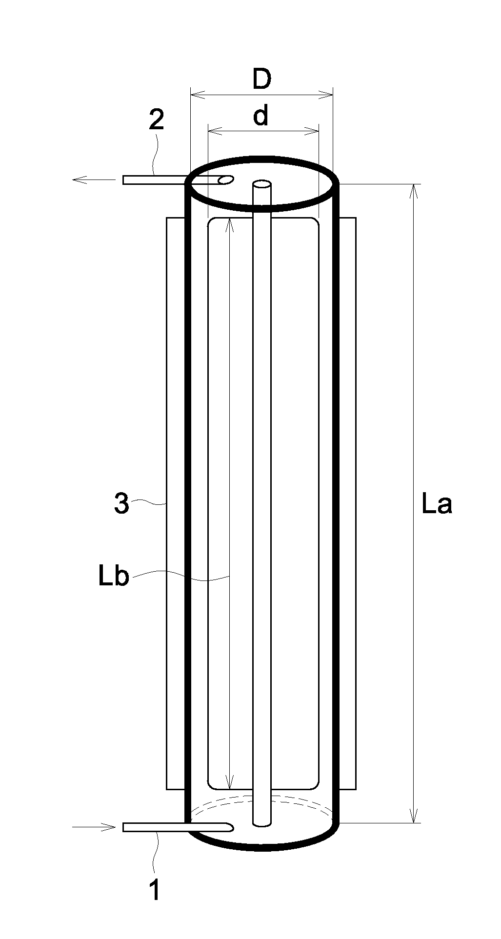 Tubular flow reactor and method of manufacturing polymeric resin fine particle