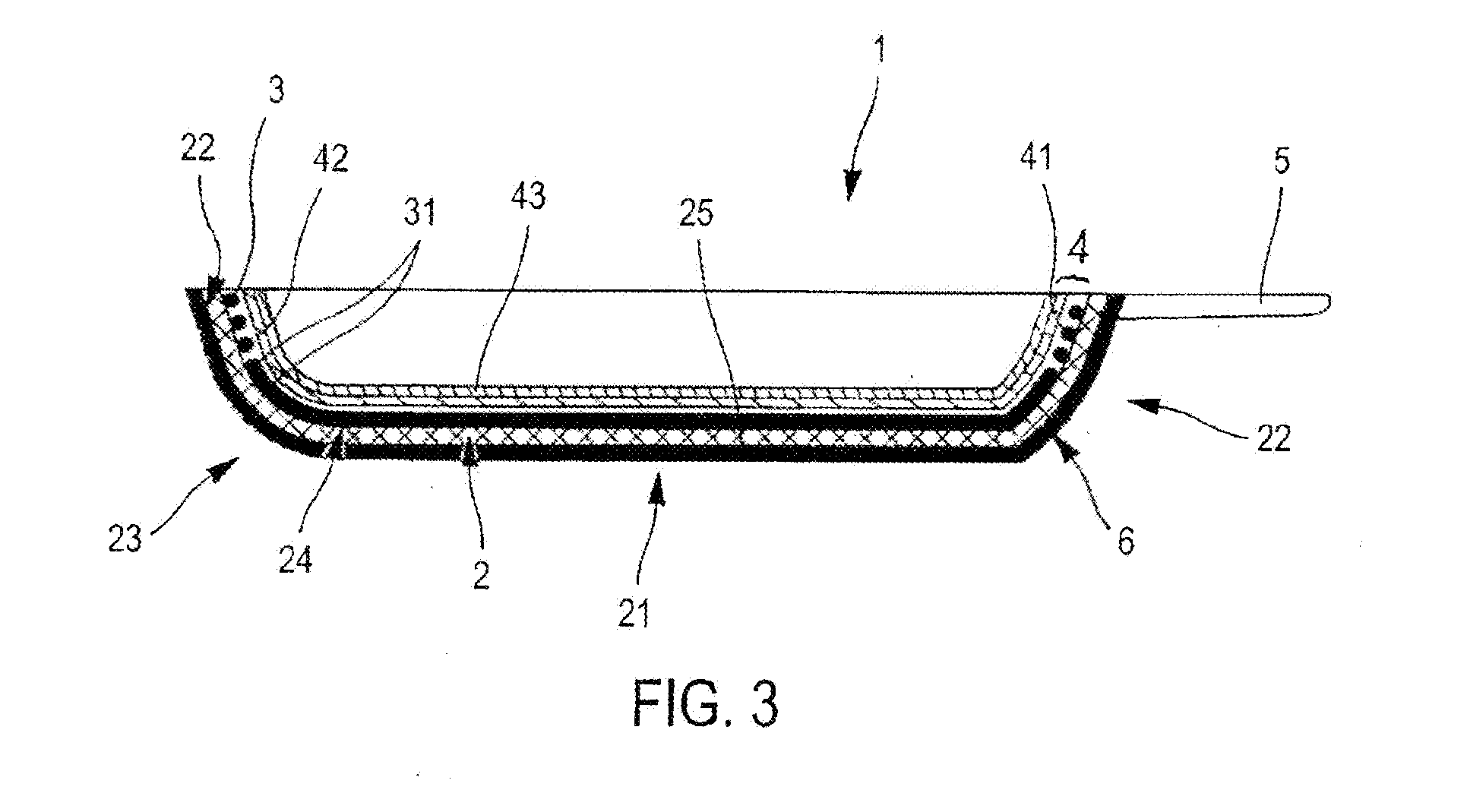 Cooking Utensil Comprising a Hard Base Made from Ceramic and/or Metal and/or Polymer Material and a Nonstick Coating Containing a Fluorocarbon Resin