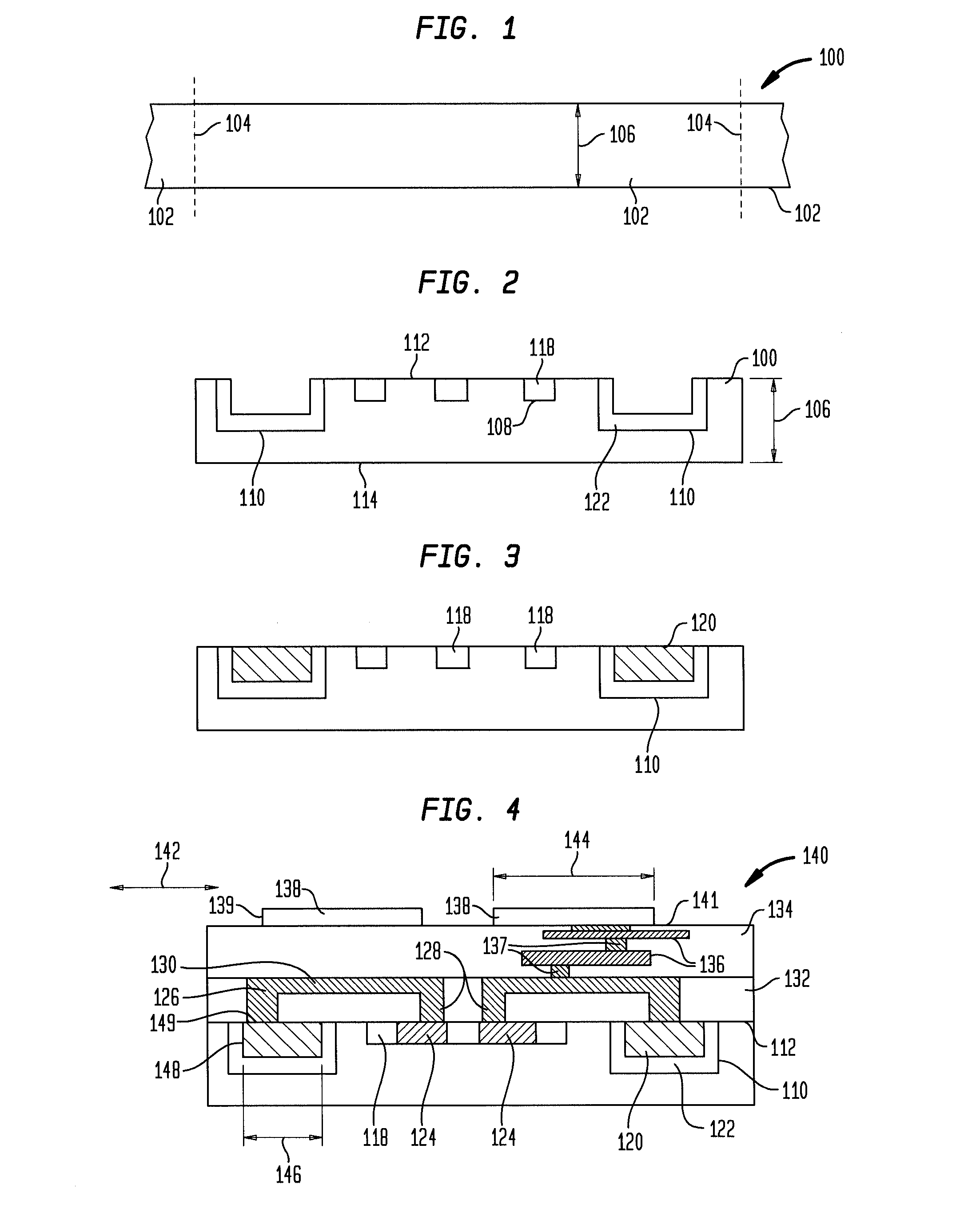 Microelectronic elements with rear contacts connected with via first or via middle structures