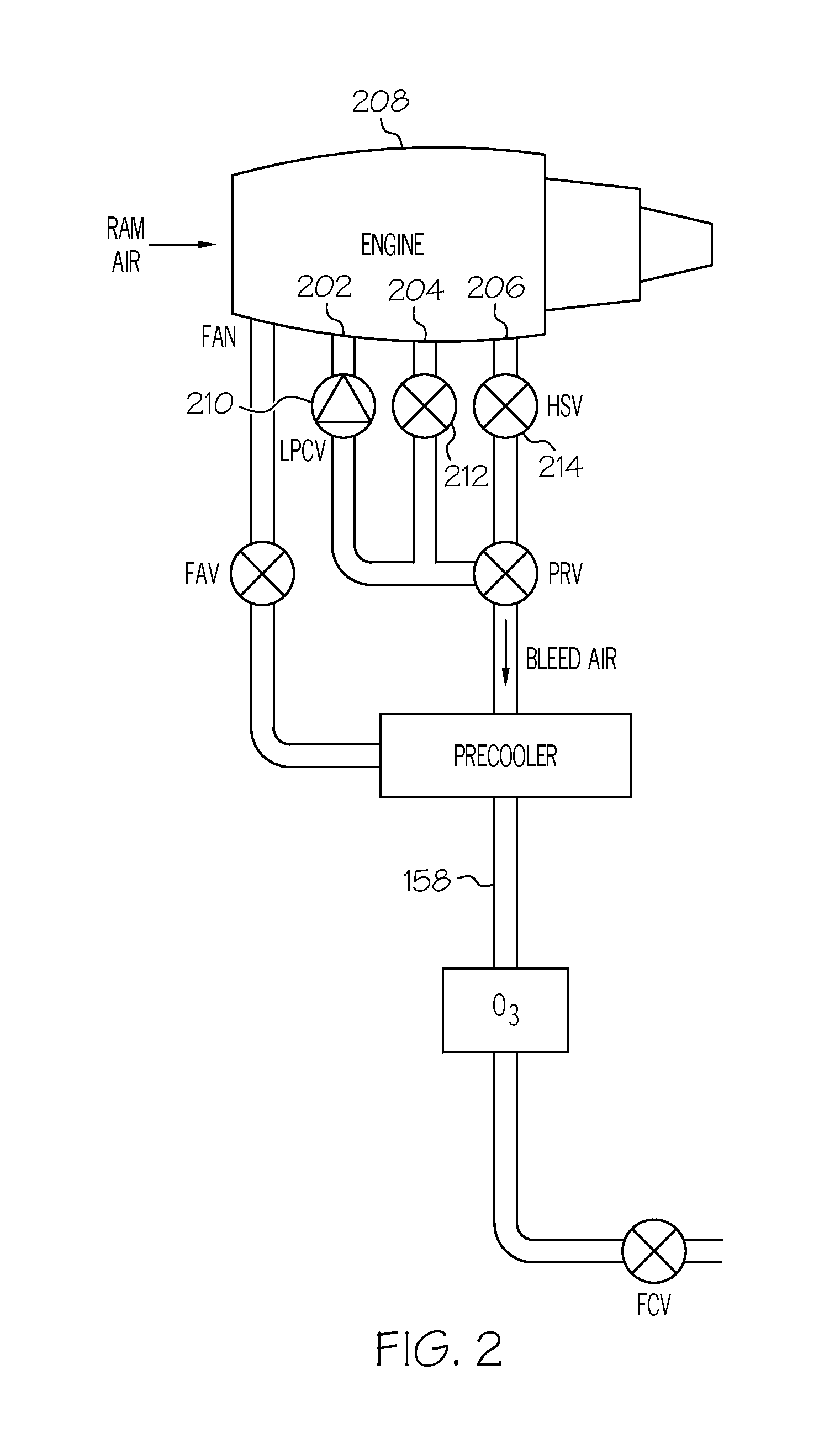 Low-pressure bleed air aircraft environmental control system