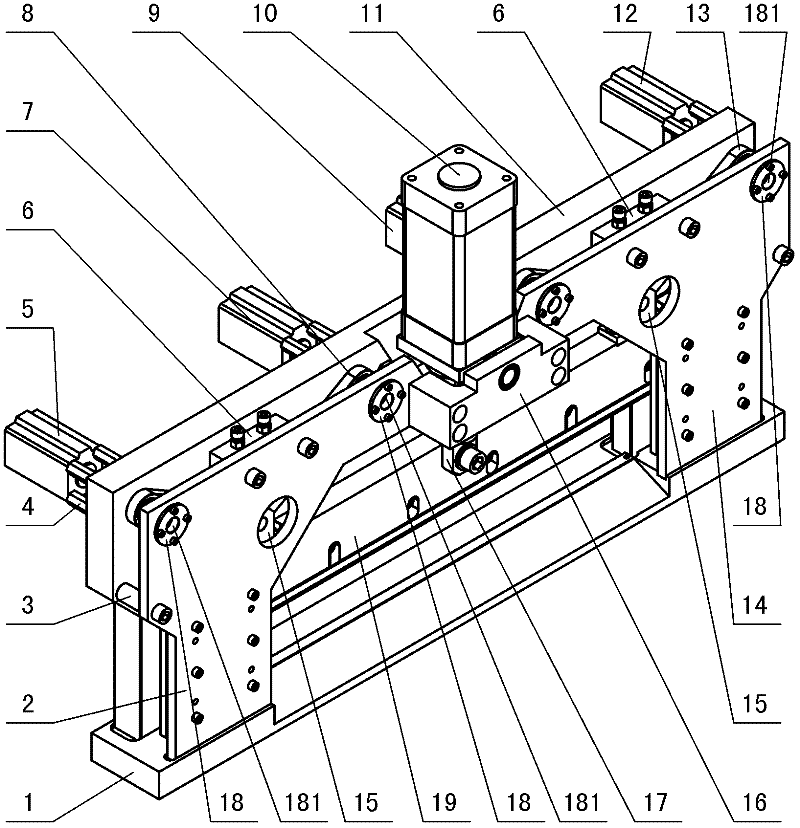 Bidirectional bias cutting device of triple-side book cutting machine