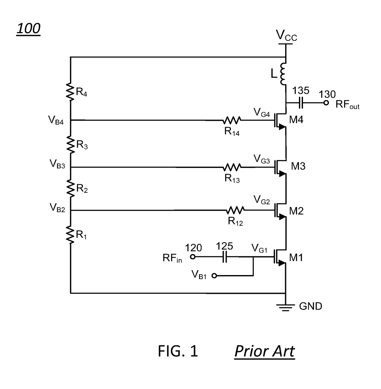 Standby voltage condition for fast RF amplifier bias recovery