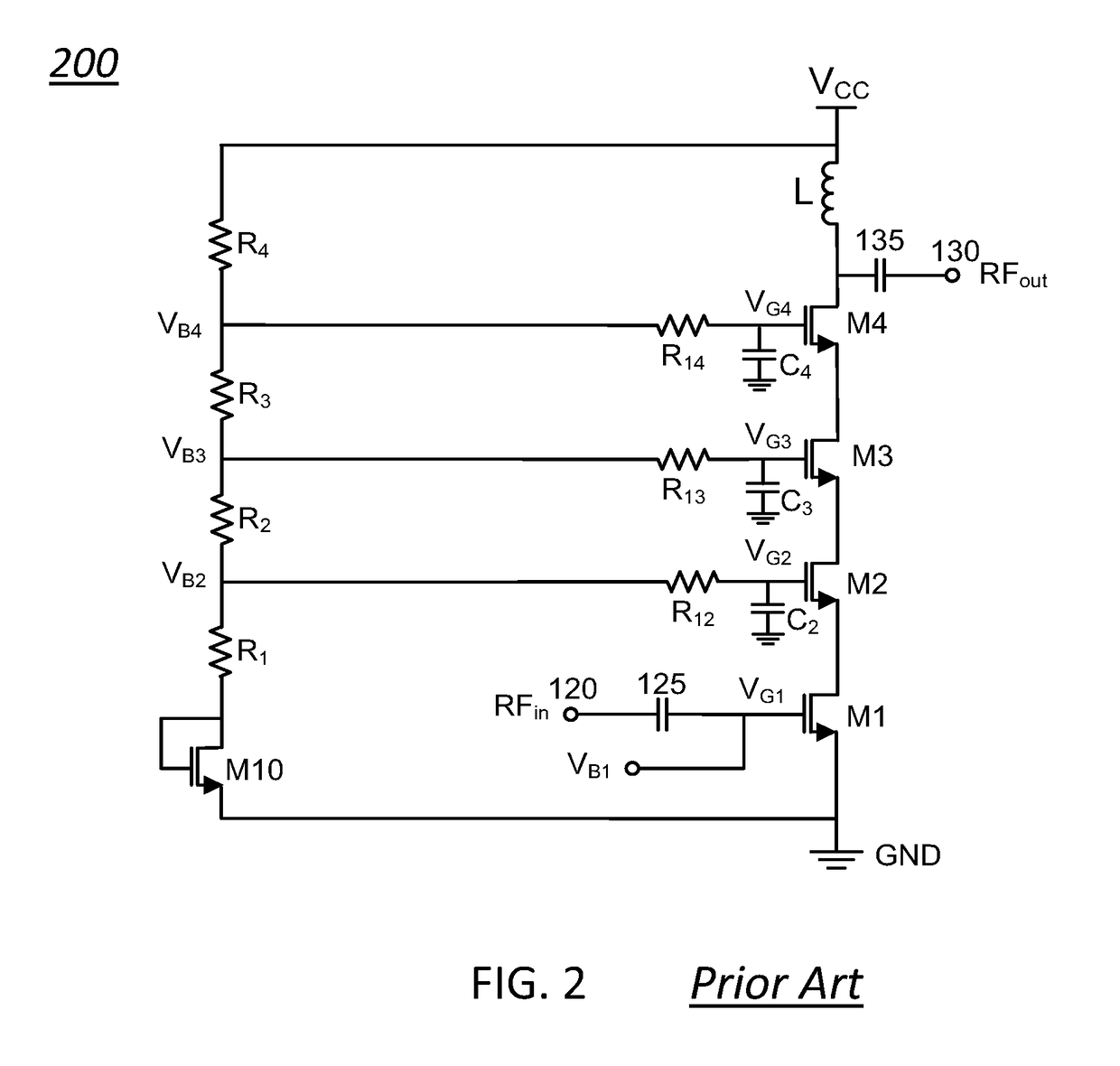 Standby voltage condition for fast RF amplifier bias recovery