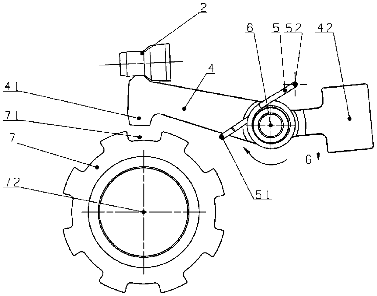 Parking mechanism for automobile transmission