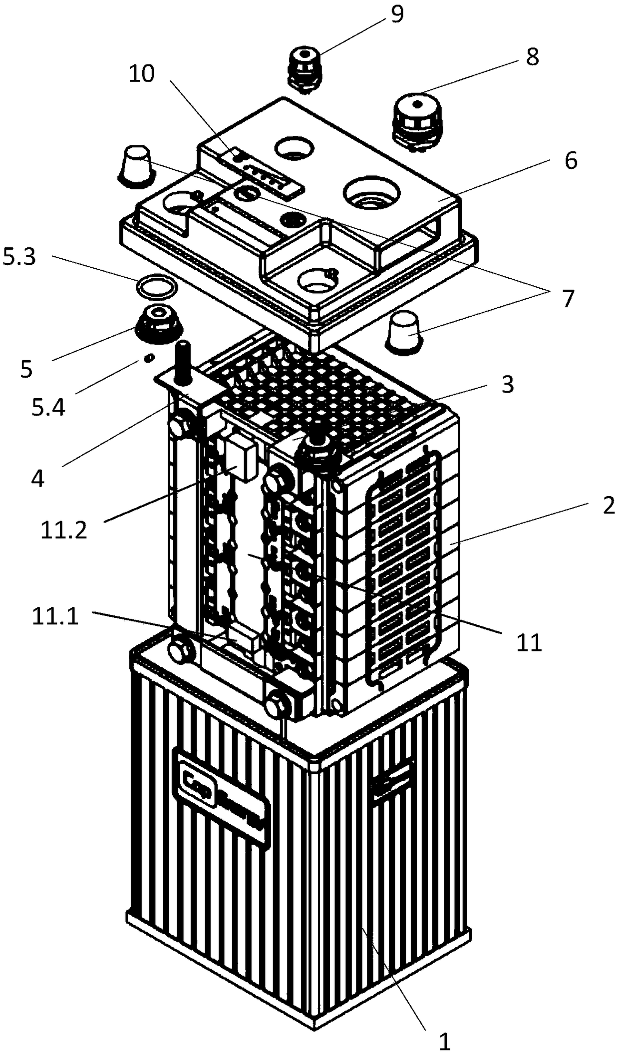 A lithium ion capacitor starting power supply system and device thereof