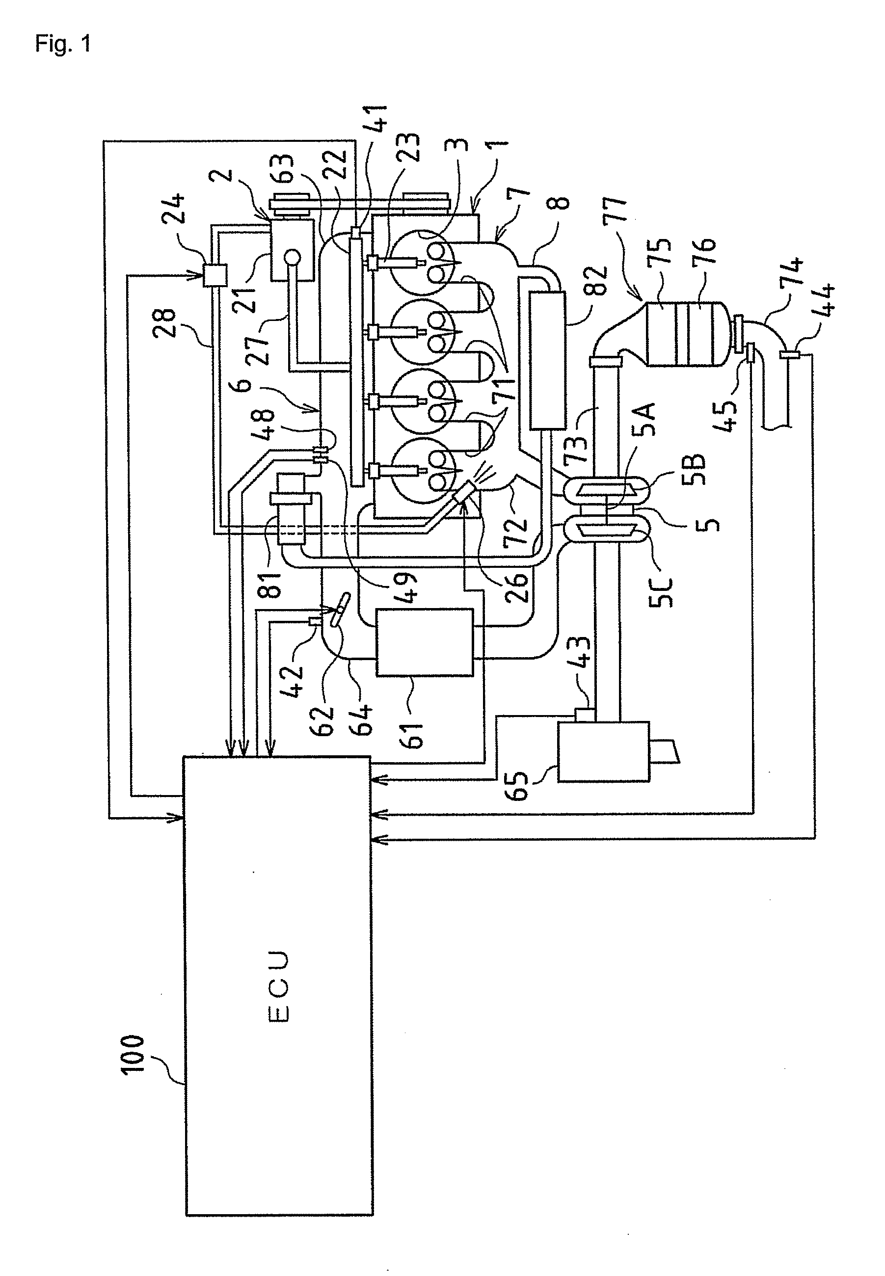 Fuel injection control apparatus of internal combustion engine