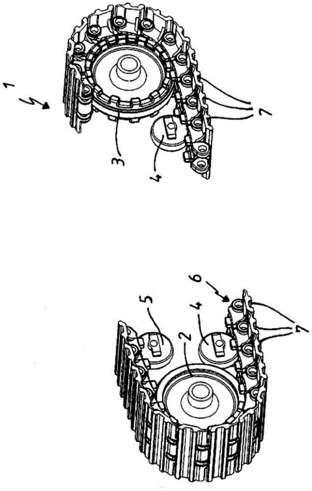 crawler walking mechanism