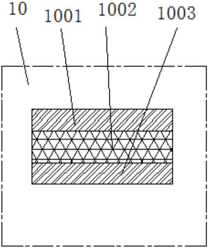 Multilayer material layered milling machining system and method based on space combination laser focal point