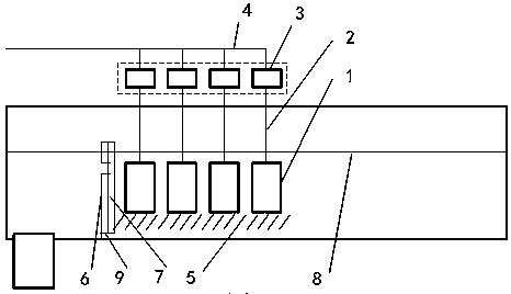 Low-cost maintenance-free electrochemical treatment technology device system for circulating water scale