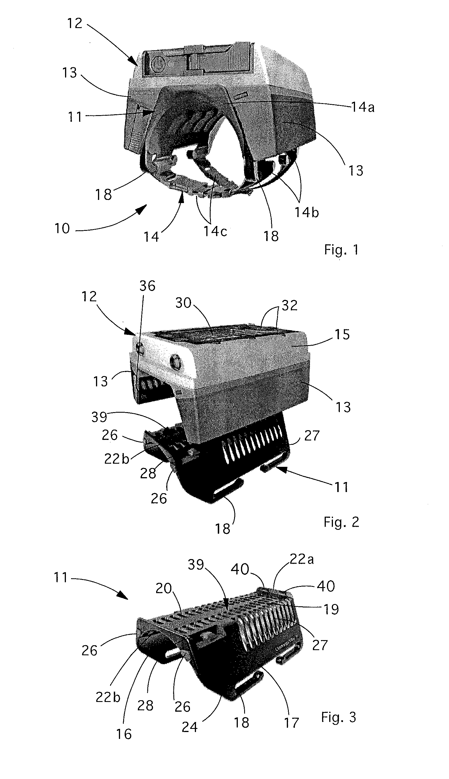 Attachment device for a wearable electronic apparatus and wearable electronic apparatus comprising said attachment device