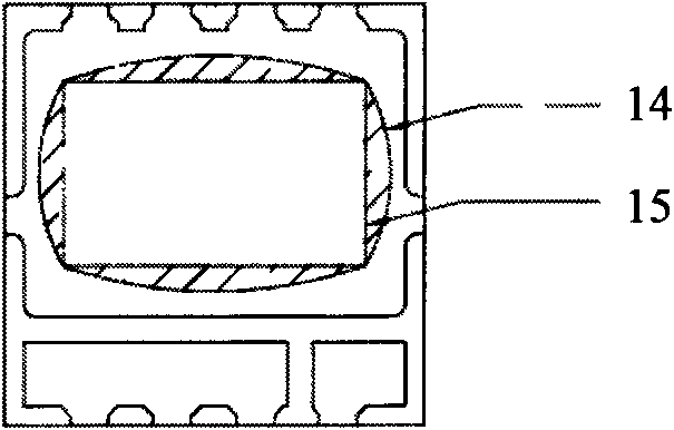 Semiconductor package for printing bonding material on lead frame and wafer and manufacturing method thereof