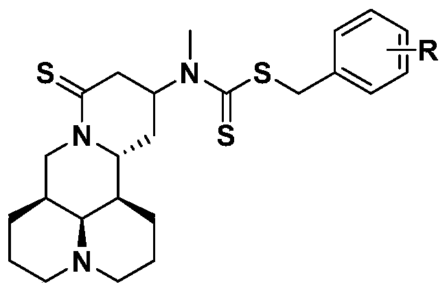 Application of a group of thiomatrine derivatives and their salts in the preparation of anti-osteoporosis drugs