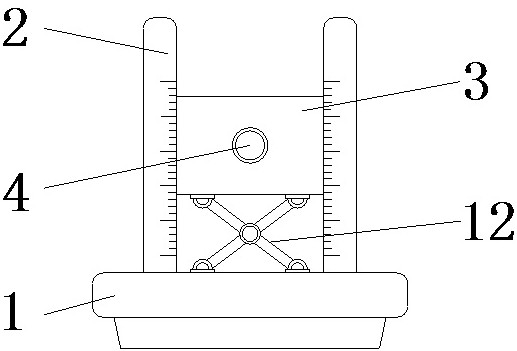 An anti-deviation mechanism that can be used in combination with textile winding machines of different specifications