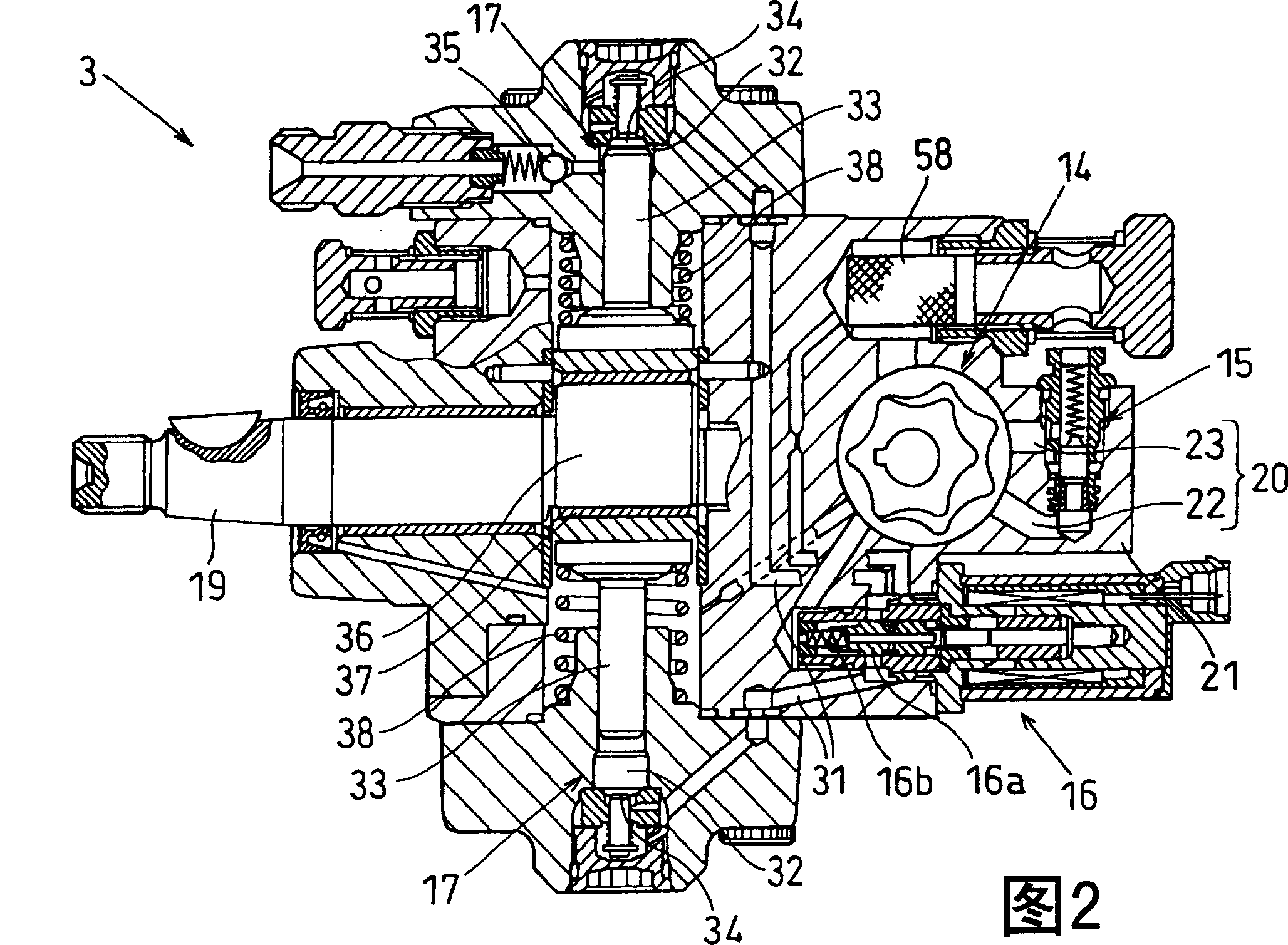 Adjusting device