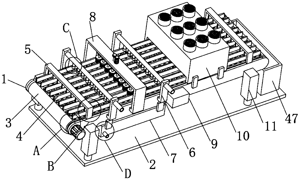 Washing equipment used for processing kudzuvine roots