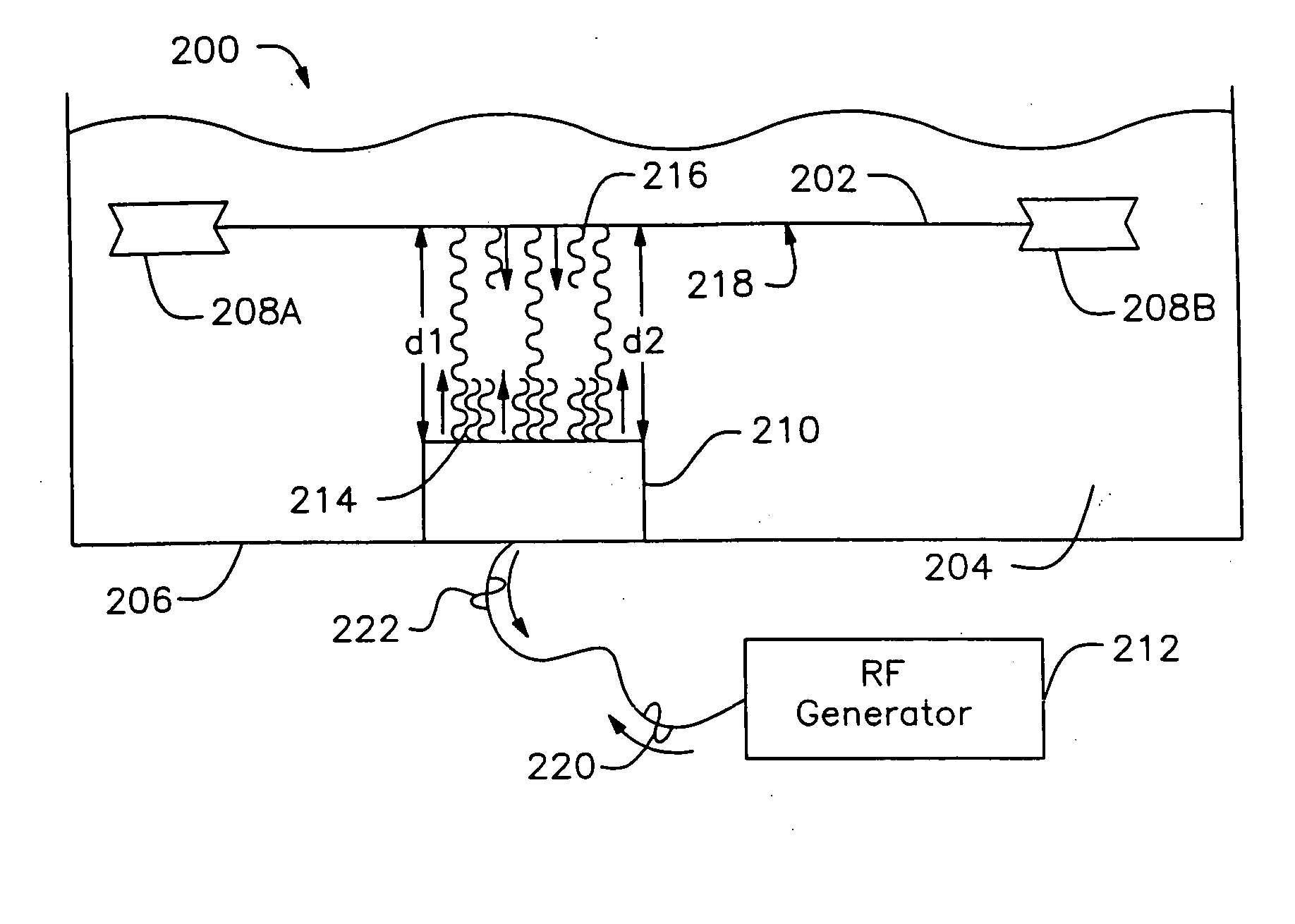 Megasonic cleaning efficiency using auto-tuning of a RF generator at constant maximum efficiency