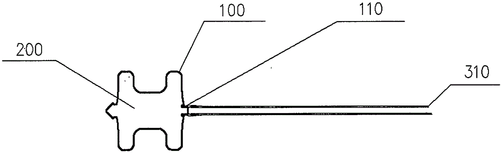 Novel interspinous process fixing device