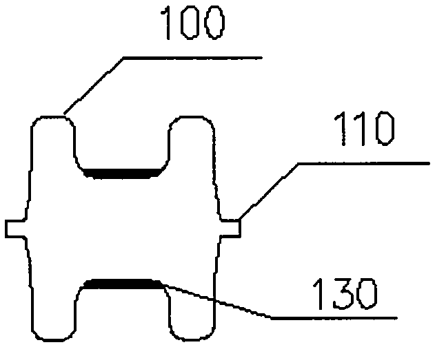 Novel interspinous process fixing device