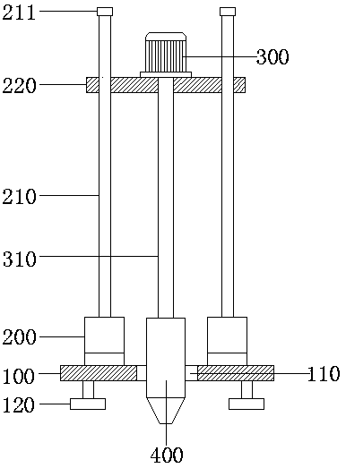 Different-depth soil sampling device for geological exploration