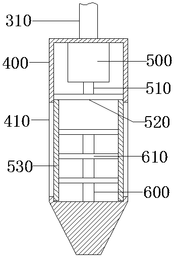 Different-depth soil sampling device for geological exploration