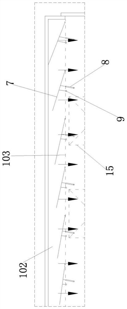 Tray frame fixed rail moving dryer based on side ventilation structure