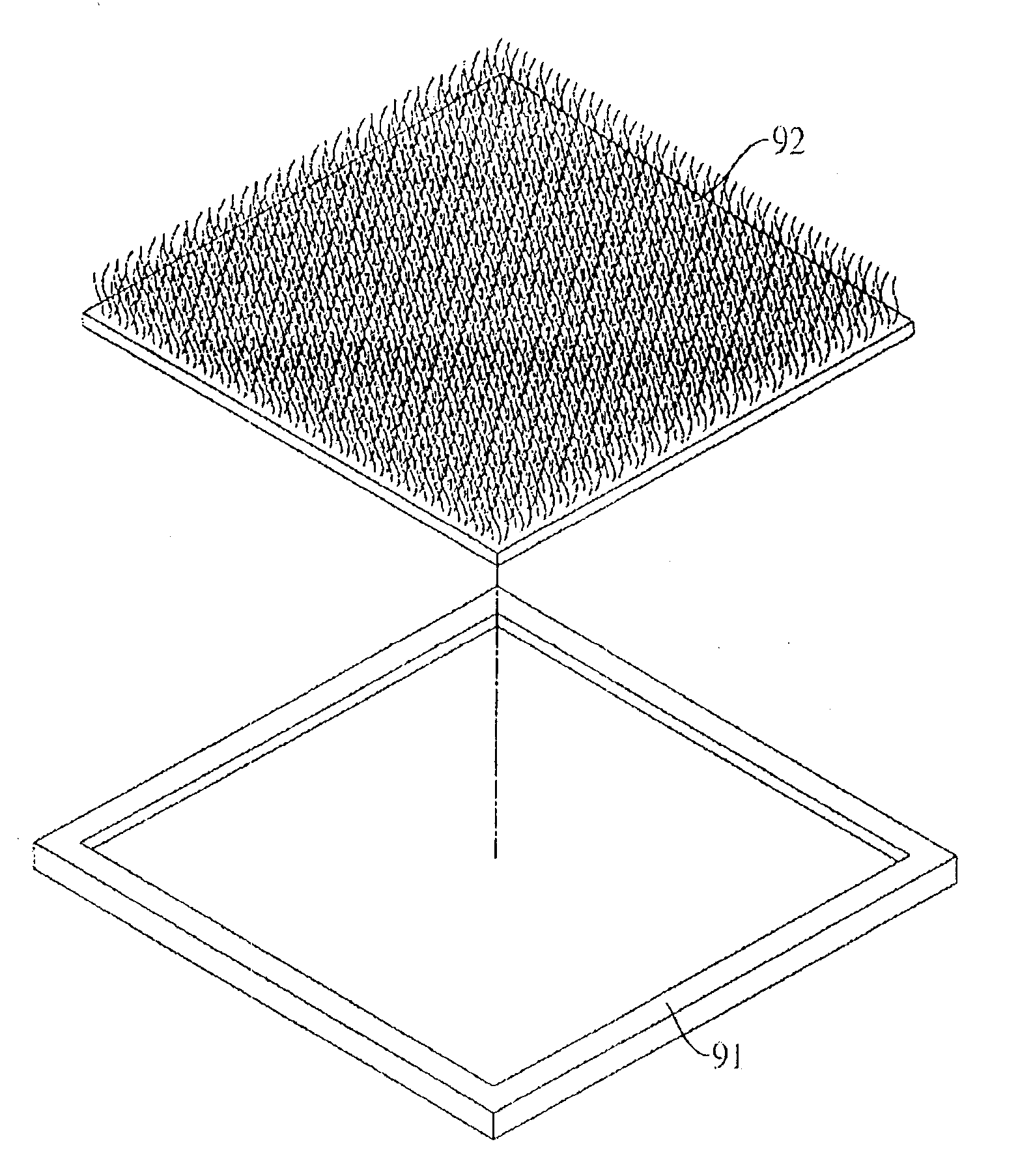 Combination base for a golf practice artificial sod