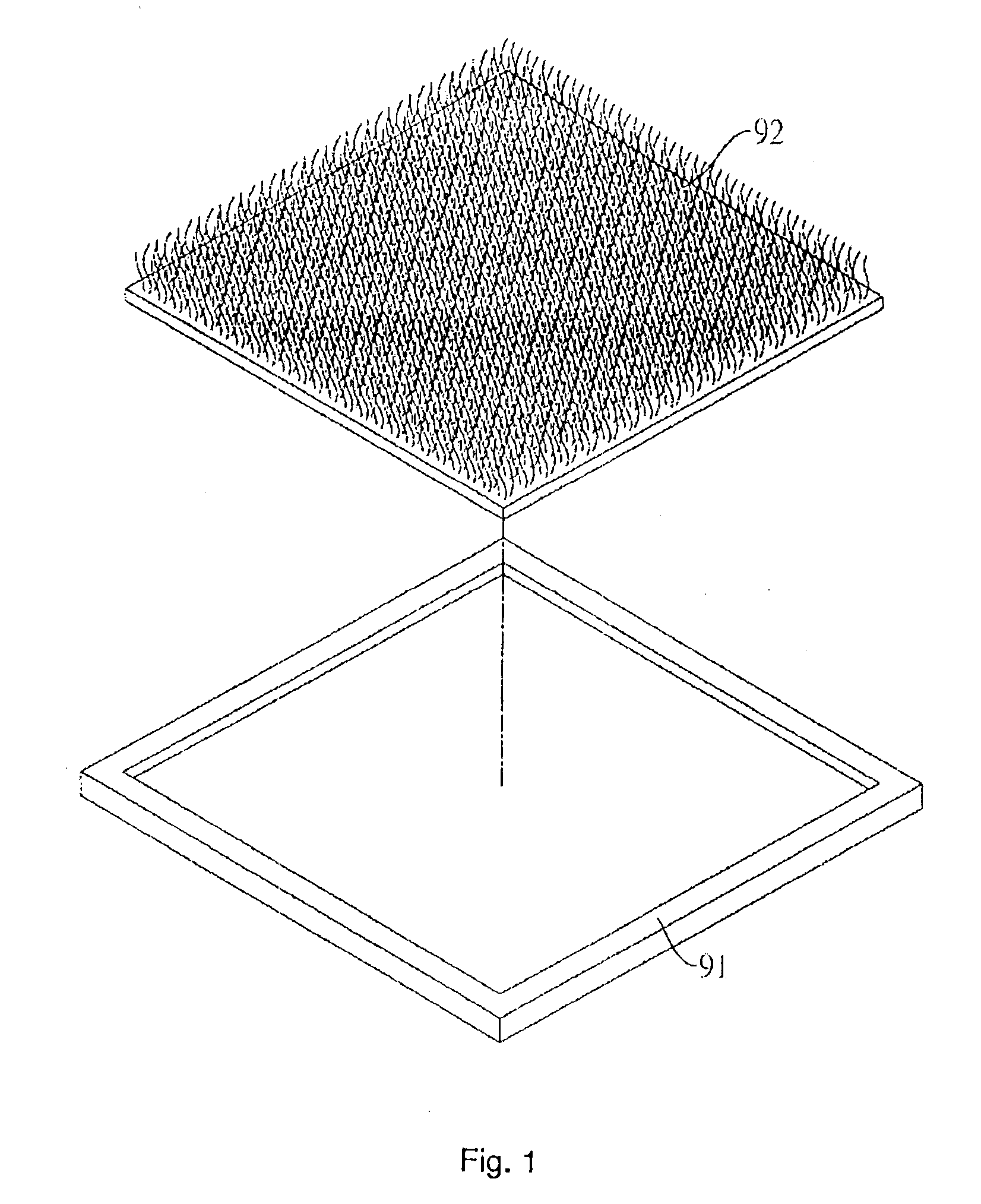 Combination base for a golf practice artificial sod