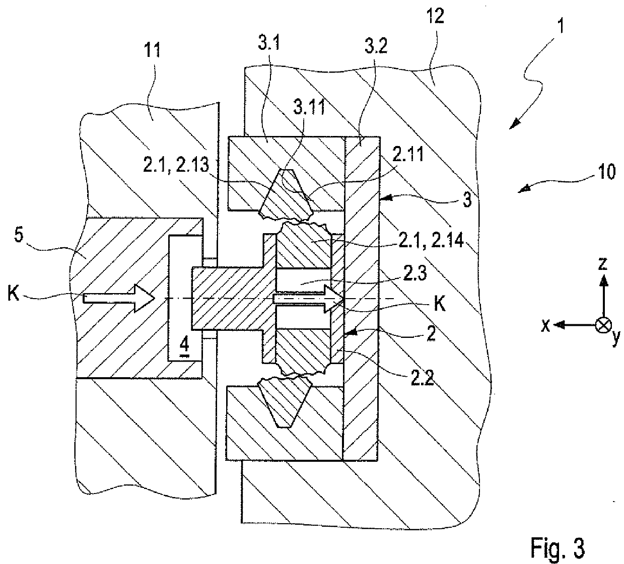 Latching system for a vehicle flap