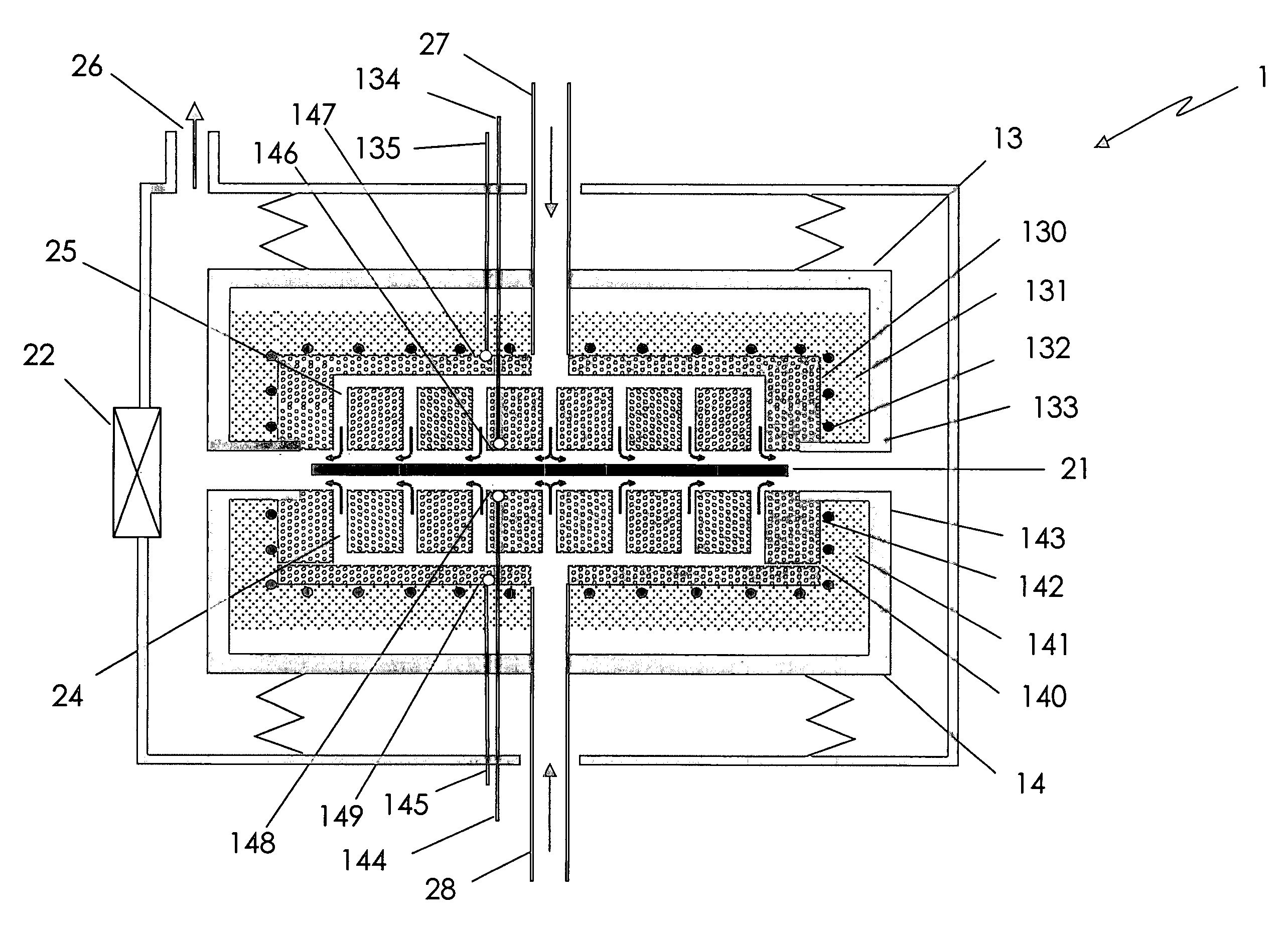 Heat treatment apparatus with temperature control system