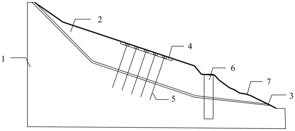 Landslide prevention and control method based on microbial mineralization