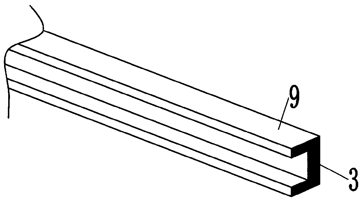 Cooling tower corner upright column sealing device