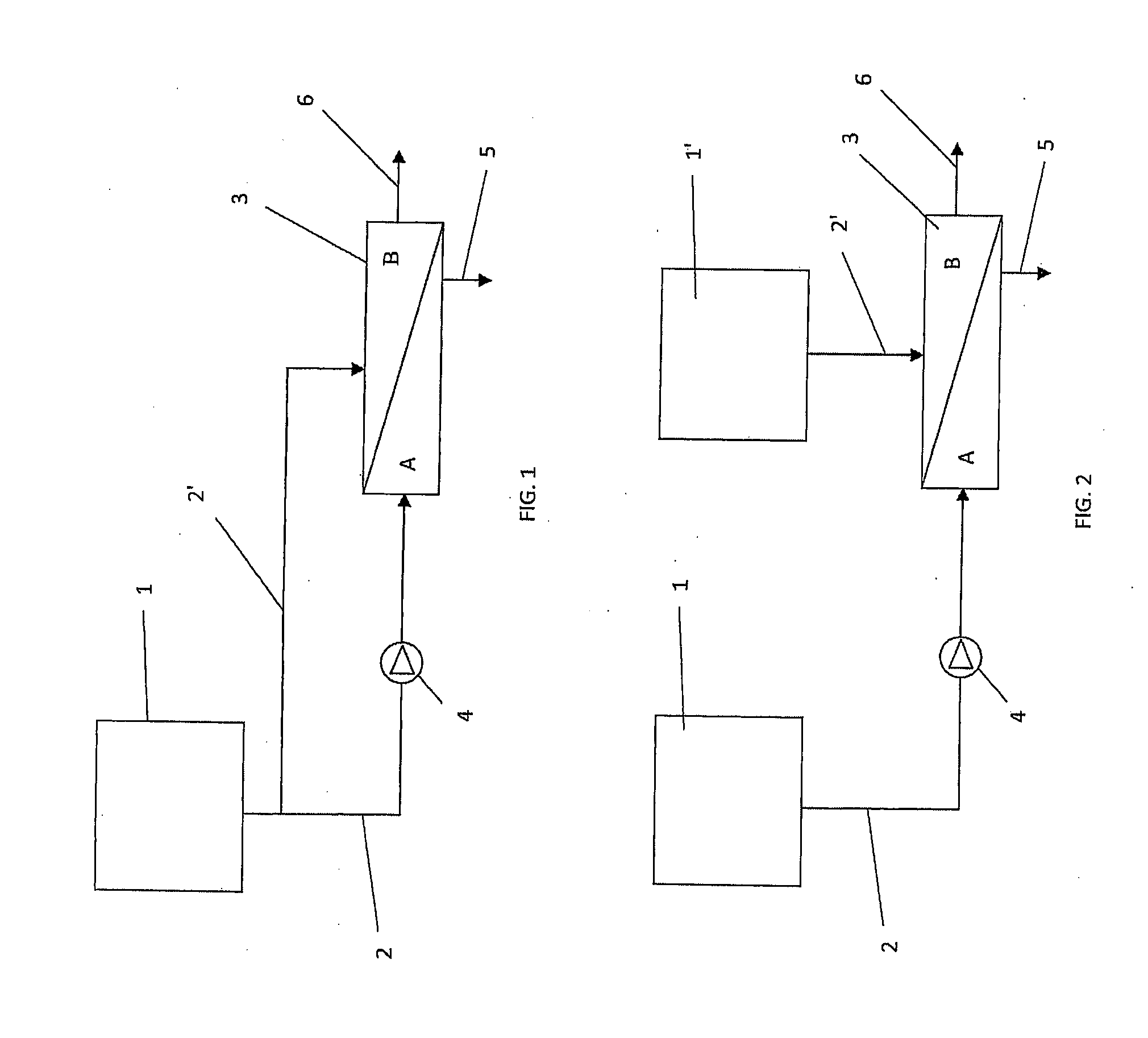 Liquid purification system using a medium pressure membrane