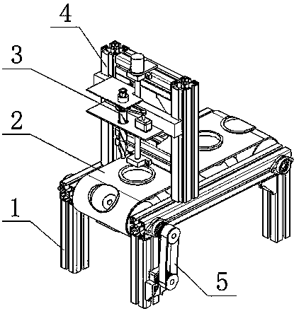 Lily bulb core-breaking and segment-splitting equipment