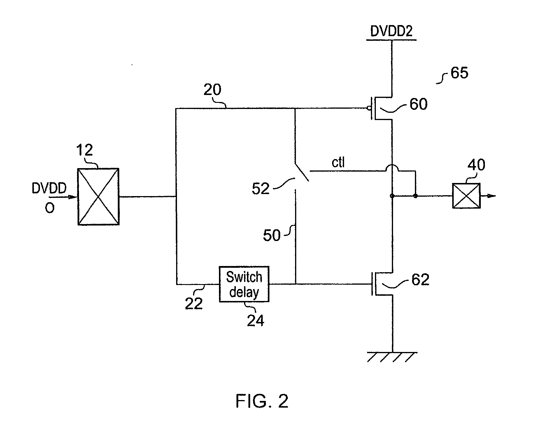 Circuitry for processing signals from a higher voltage domain using devices designed to operate in a lower voltage domain