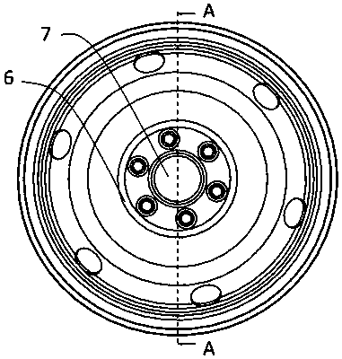 Property-variable vehicle wheel