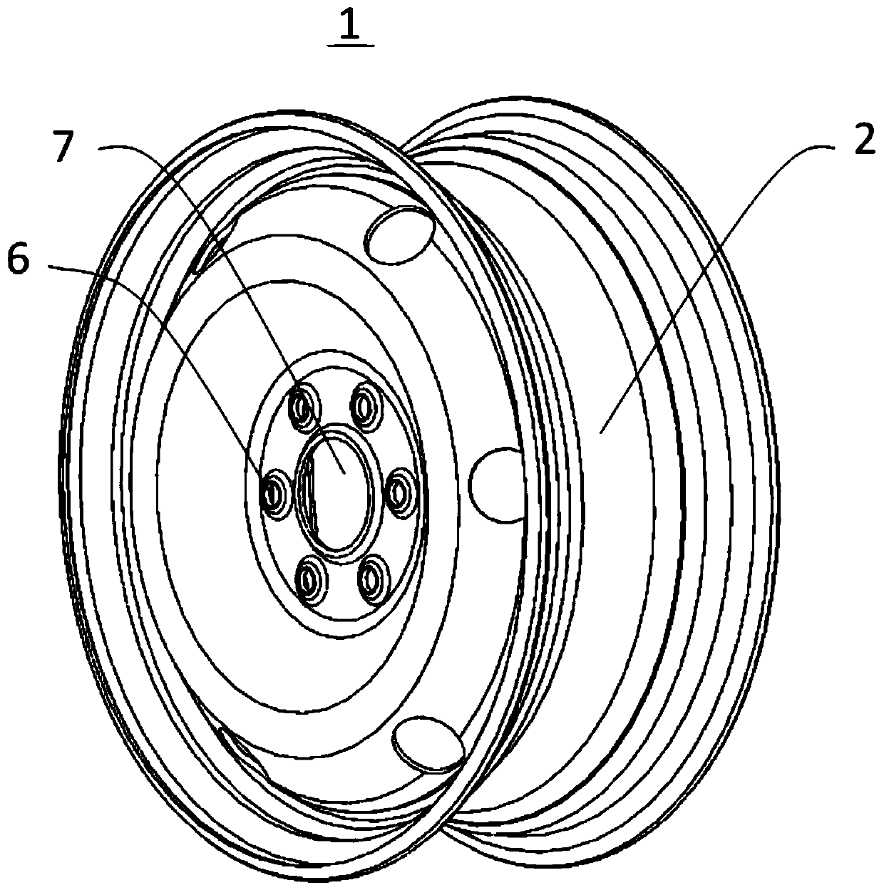 Property-variable vehicle wheel