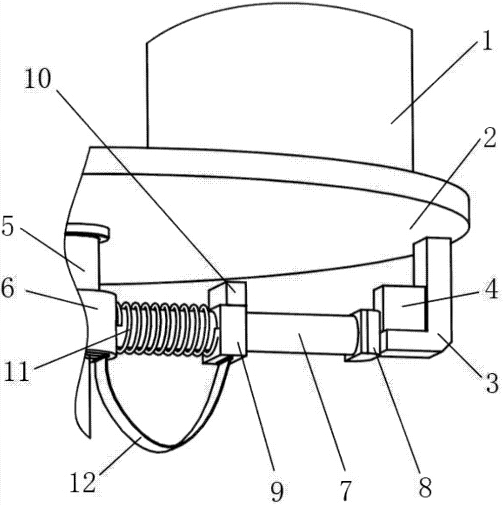 Piezoelectric wind energy collecting device applied in high-voltage grid