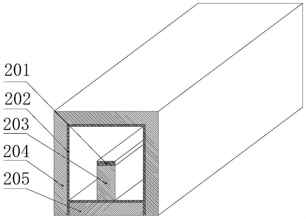 A kind of micro-coaxial transmission line based on 3D printing and its manufacturing method