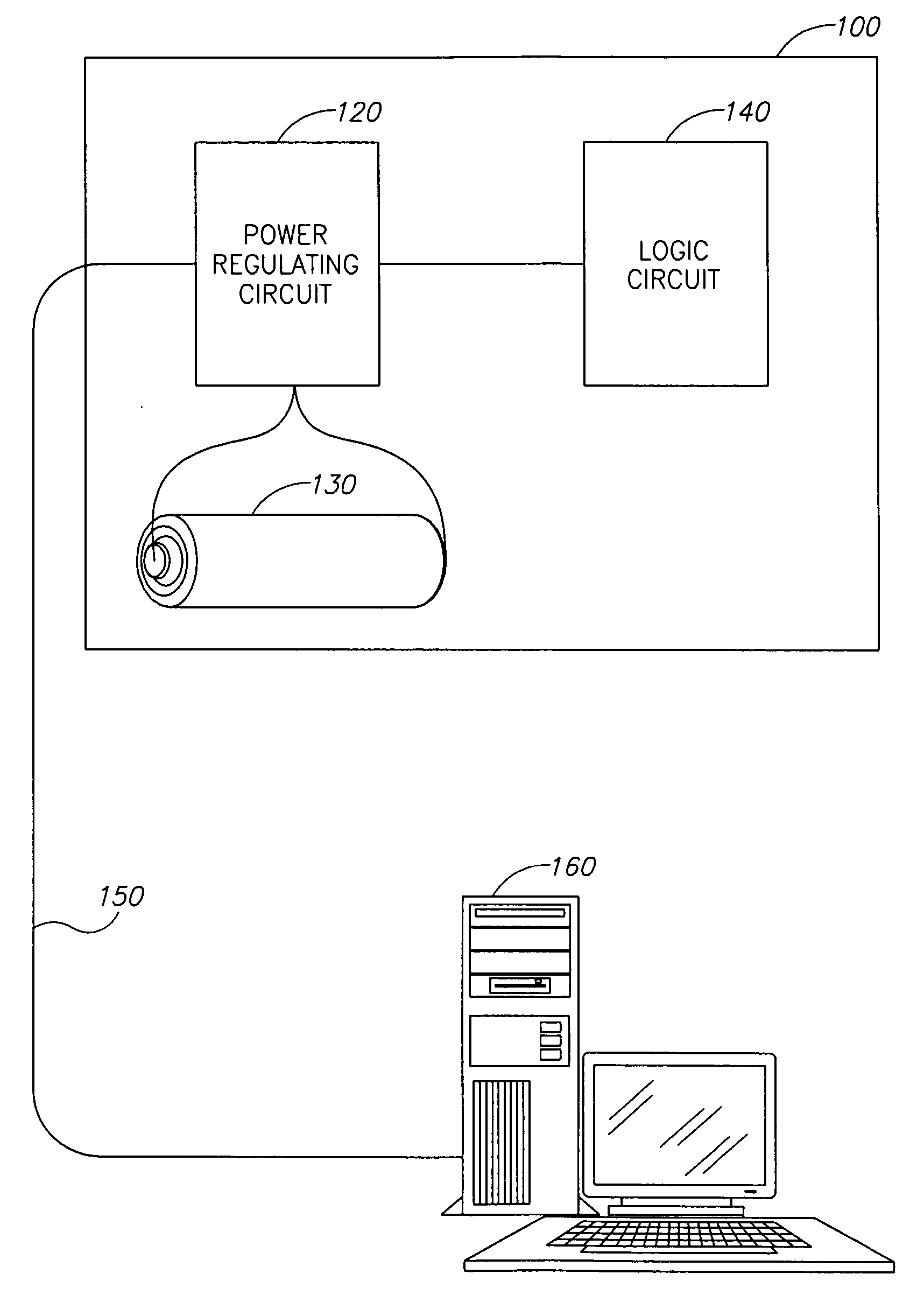 Electrical load with preferential source