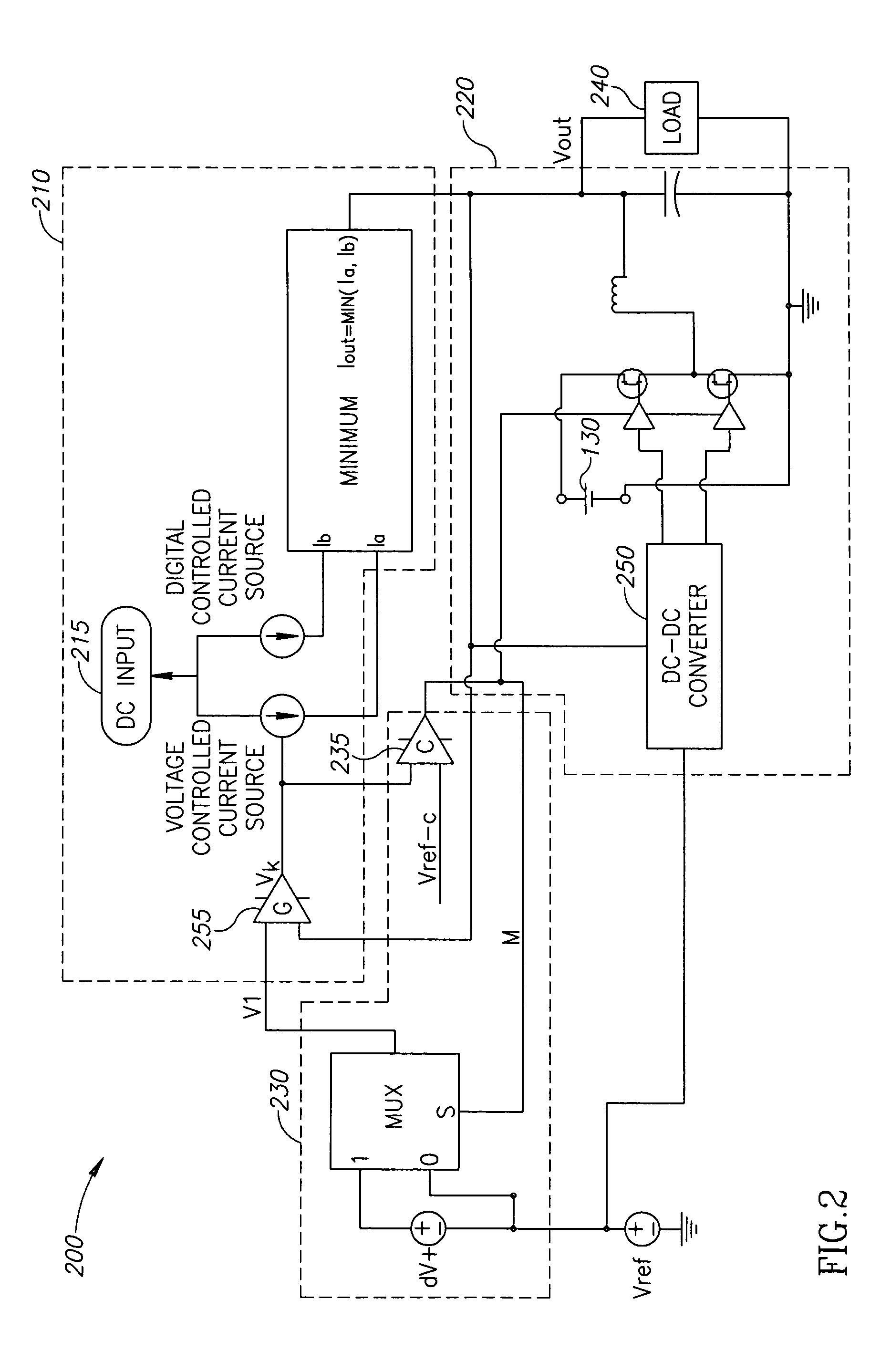 Electrical load with preferential source