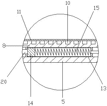 Refrigeration type express box structure