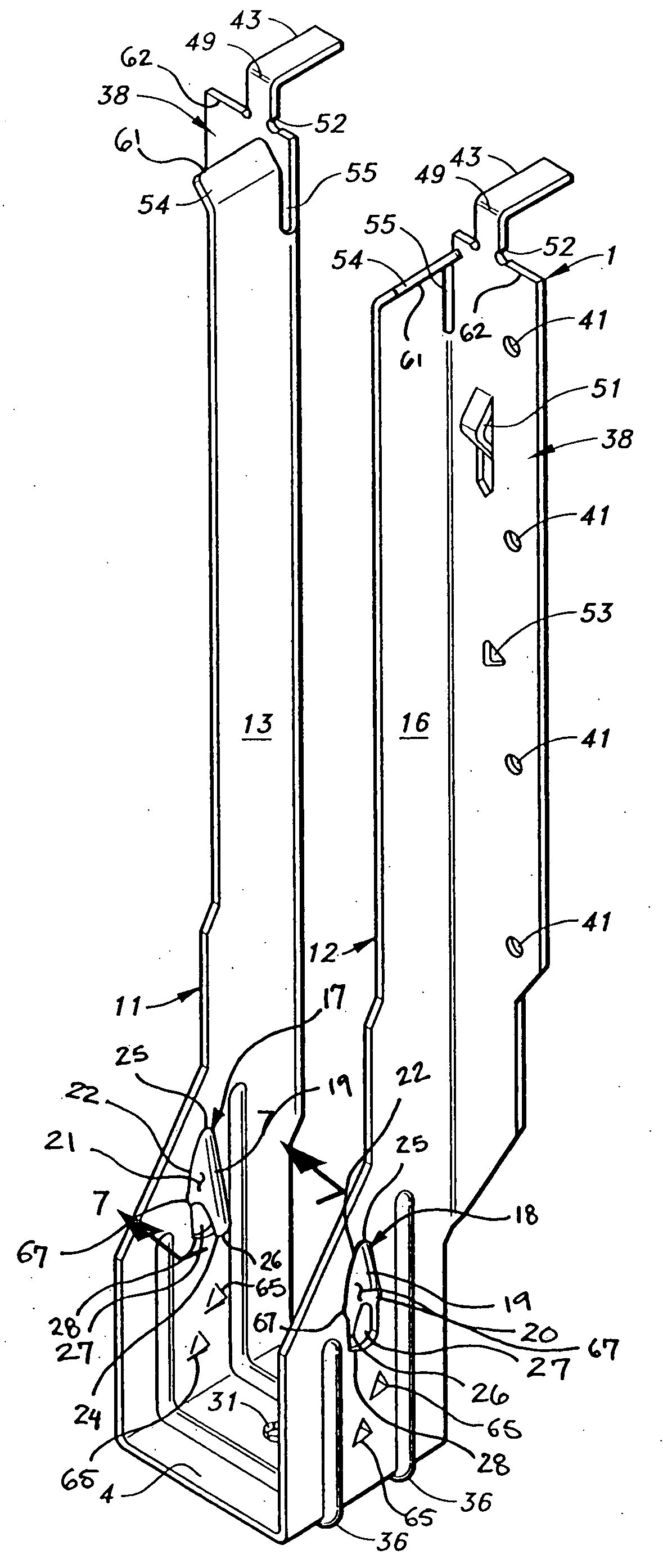 Hanger with gripping tabs