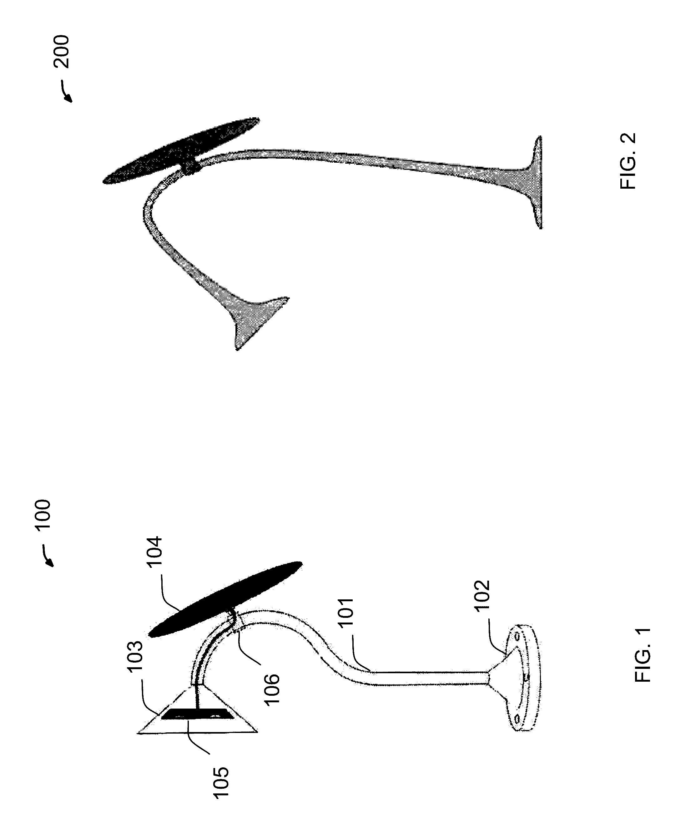 Lighting device having a solar panel