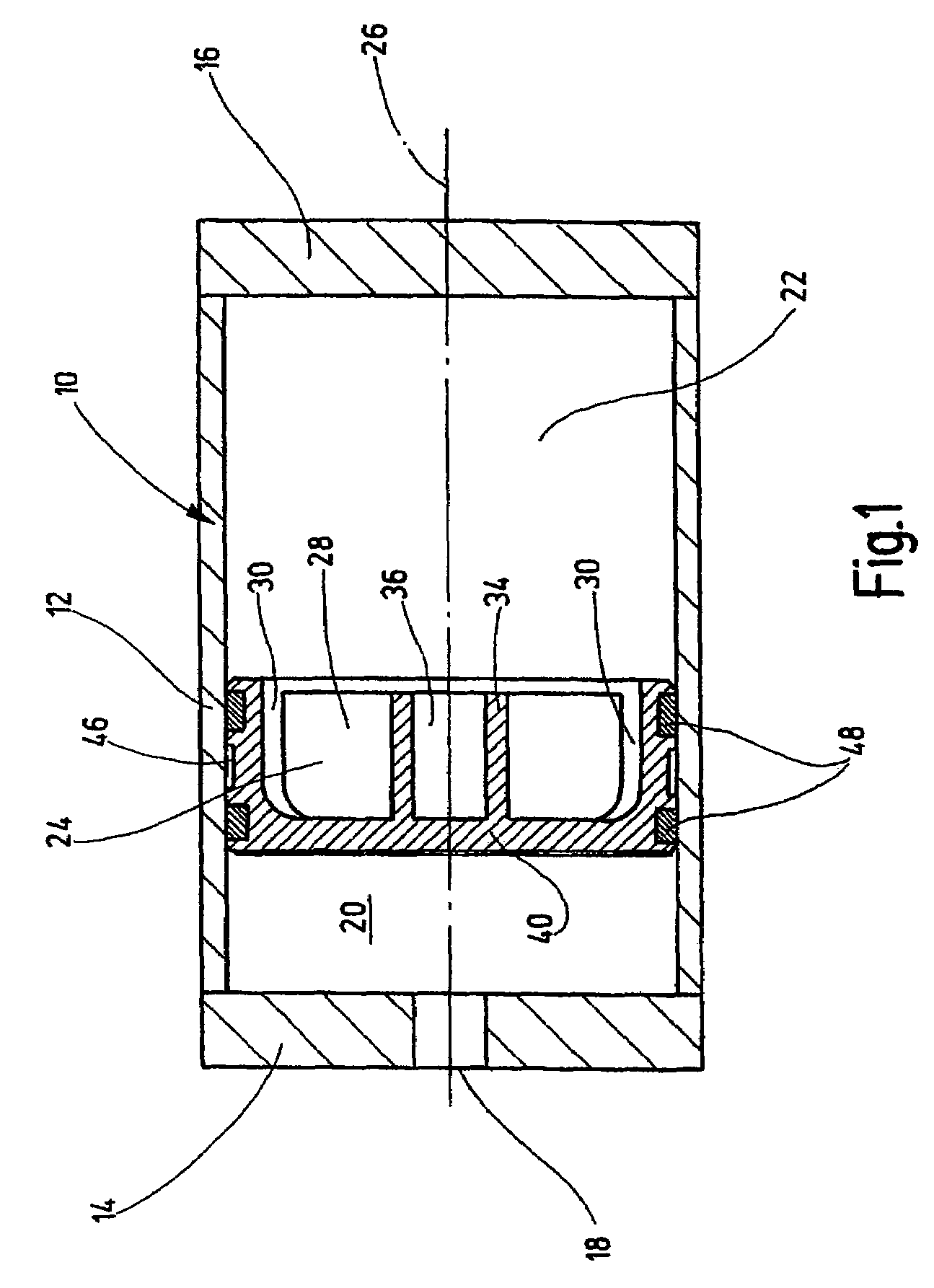 Piston-type accumulator