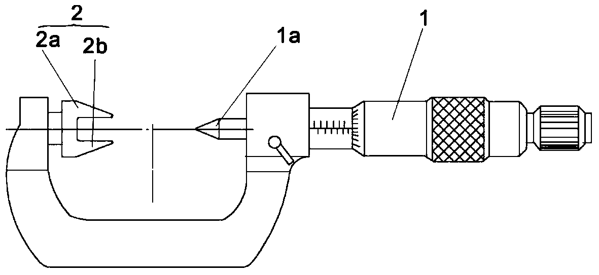 Measurement apparatus used to measure gear diameter and measurement method thereof