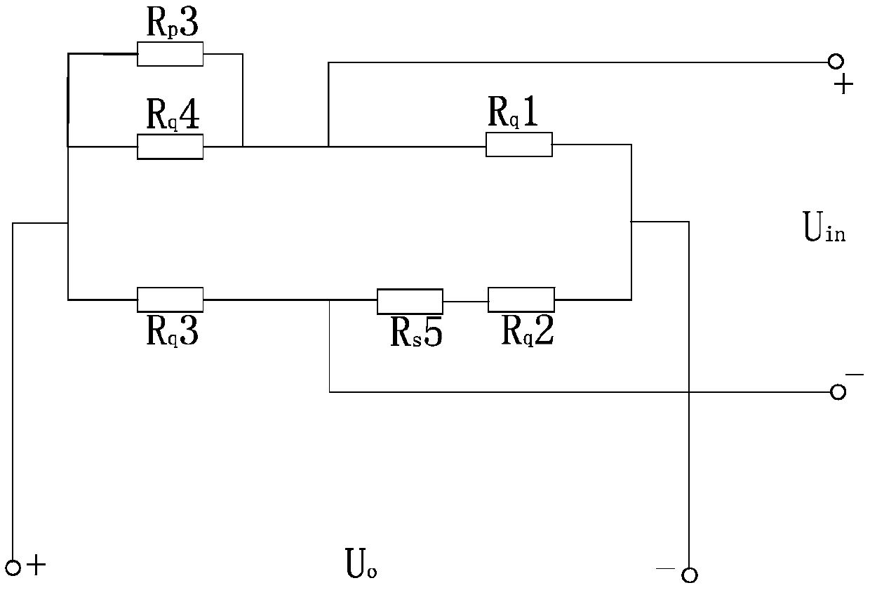 High-precision temperature compensating circuit and method of silicon piezoresistive pressure sensor