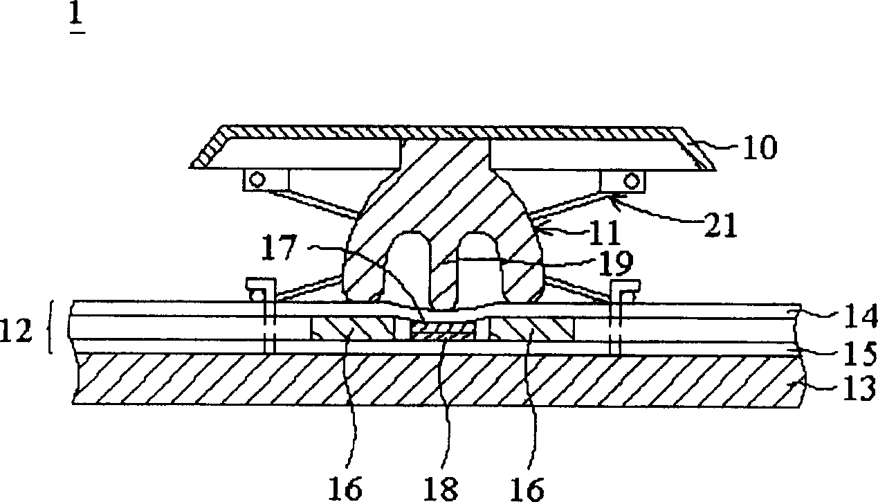 Pushbutton structure