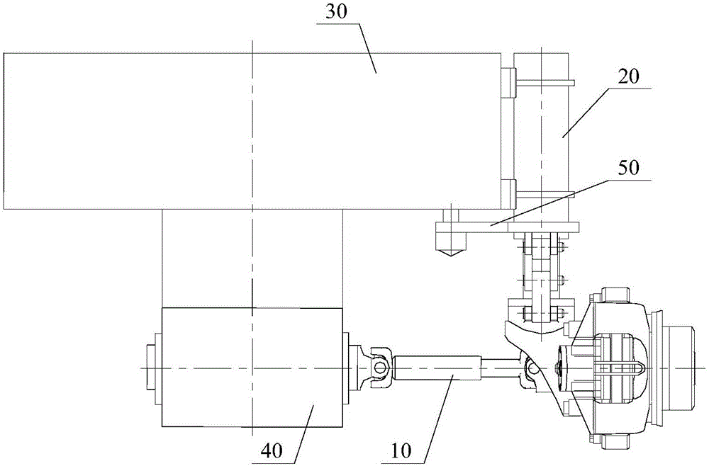 Independent suspension system and crane with the independent suspension system