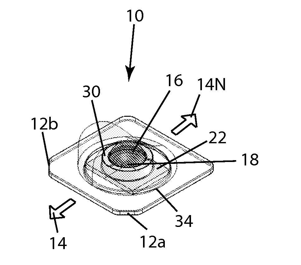 Light-directing LED apparatus